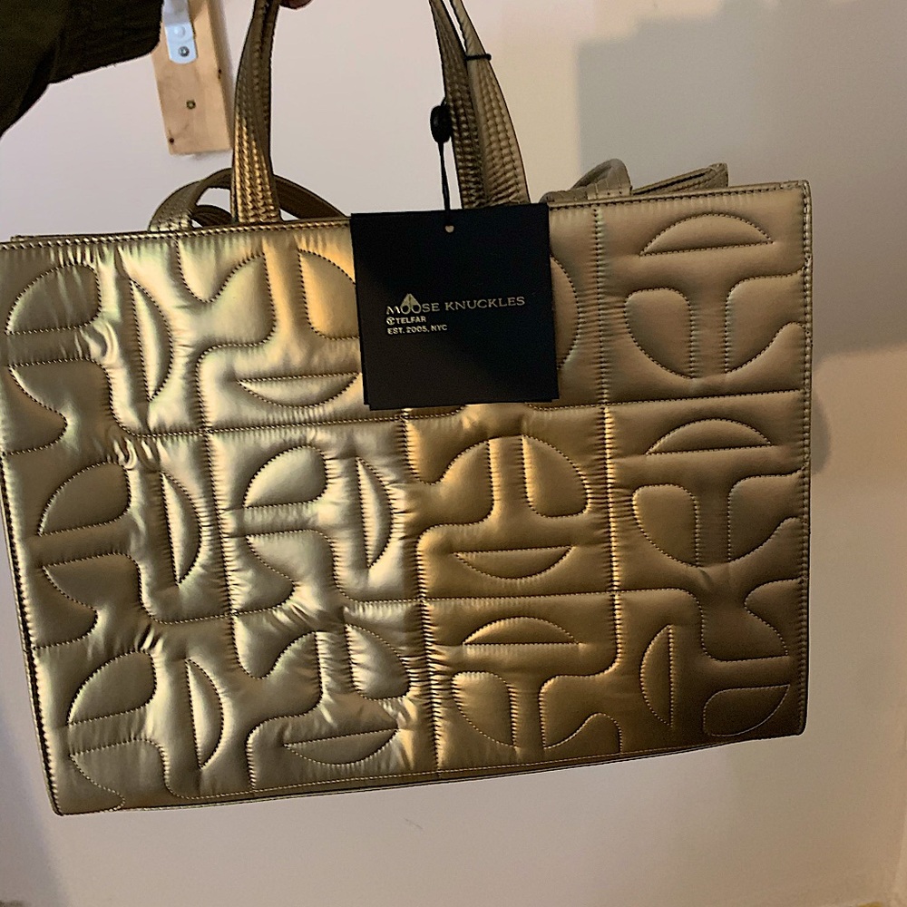 GOLD MOOSE KNUCKLE X TELFAR BAG